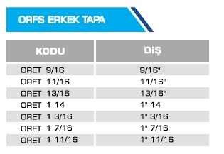 ORFS ERKEK TAPA