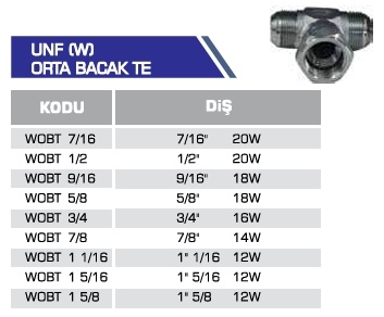 UNF (W) ORTA BACAK TE